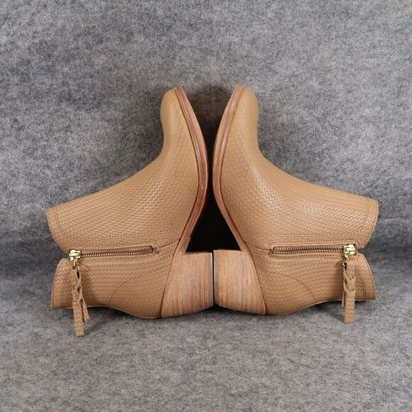 Wolverine Shoes Womens 7.5 Bootie Fashion Classic Textured Leather Brown Artisan - Picture 10 of 16